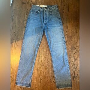 Agolde 90's Pinch Waist High Rise Straight Jeans